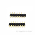 Conector de clavija de 2,0 mm de una sola fila recta